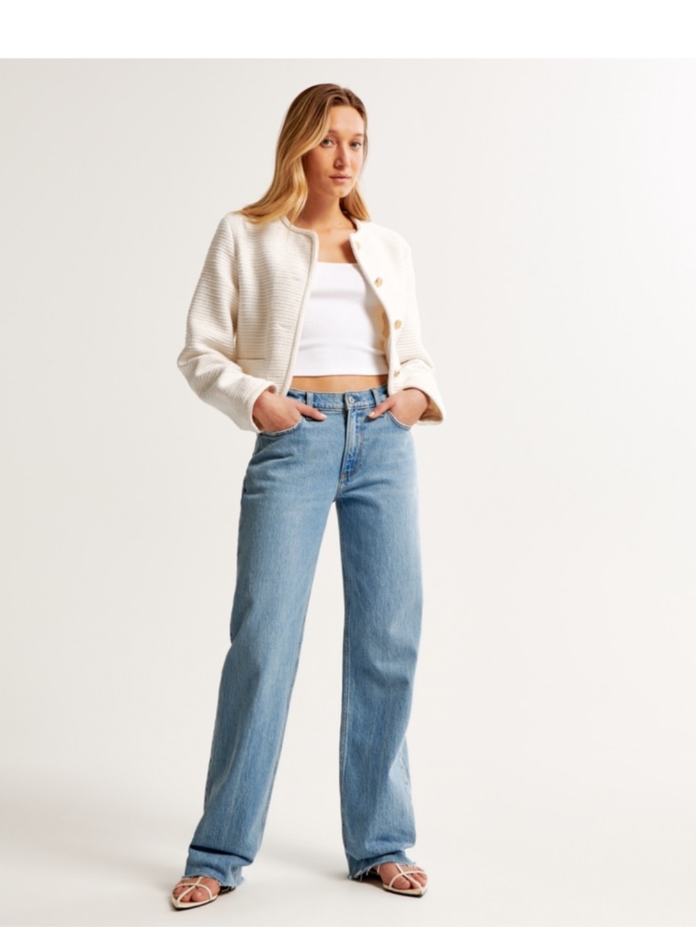 Abercrombie Low Rise Baggy Jean